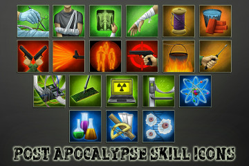 Post-Apocalypse Skill Icons