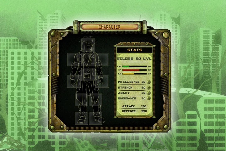 Post-Apocalyptic GUI