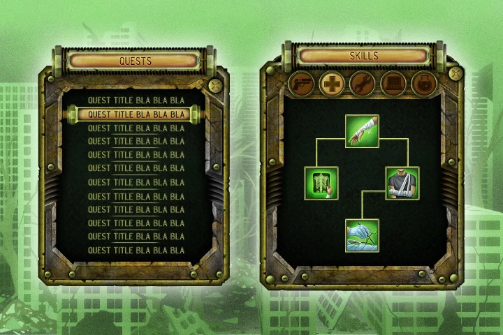 Post-Apocalyptic GUI