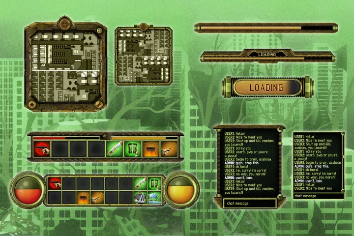 Post-Apocalyptic GUI