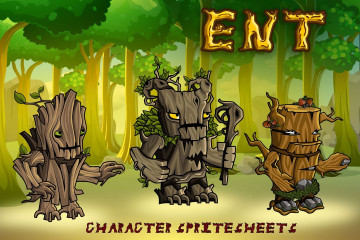 2D Fantasy Ent Character Sprites