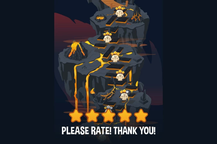 Free Lava Fields Level Map 2D Backgrounds