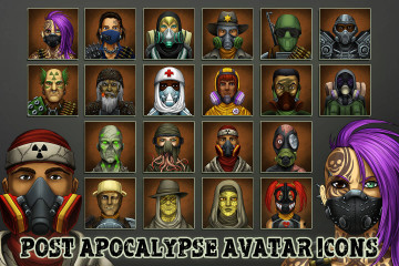 Post-Apocalypse Avatar Icons