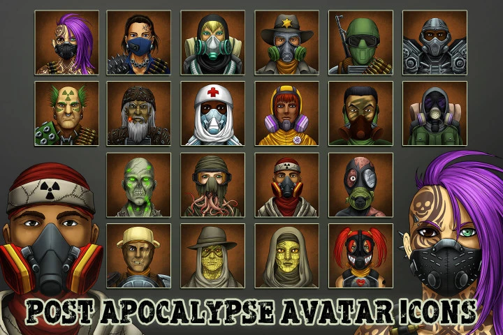 Post-Apocalypse-Avatar-Icons