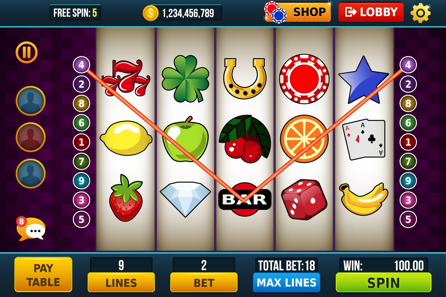 Slot Machine Game Kit - CraftPix.net