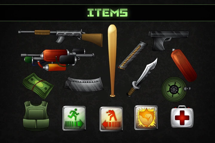 Zombie TDS: Main Characters