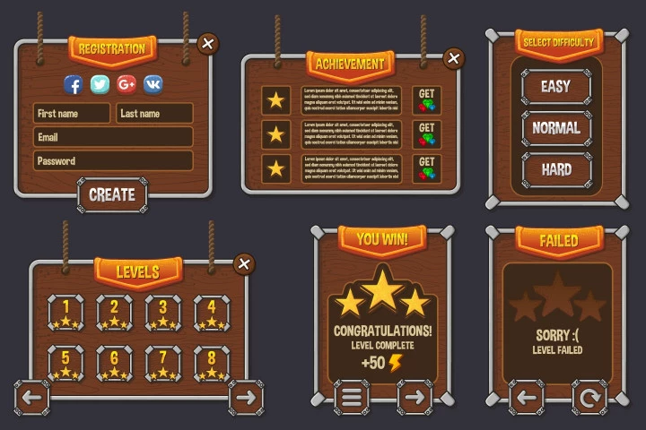 Fantasy Game Interface