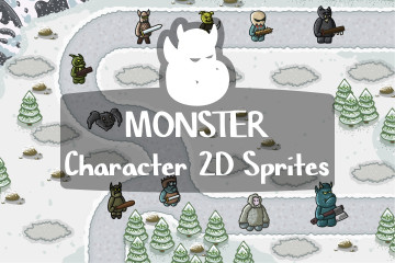 Monster Character 2D Sprites