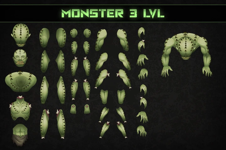 TDS Monster Character Sprites