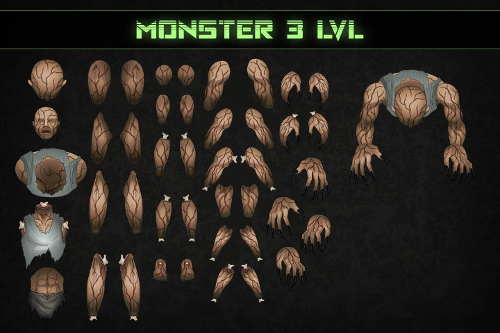 TDS Monster Character Sprites