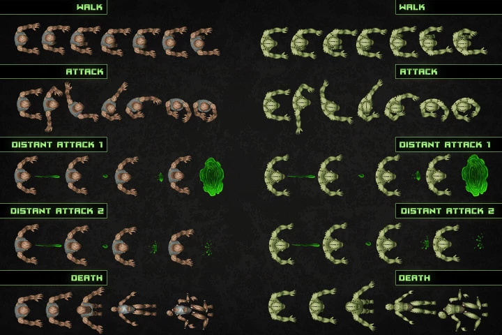 TDS Monster Character Sprites