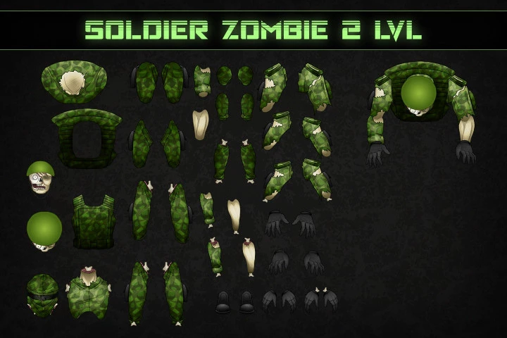TDS: Zombie Character Sprites