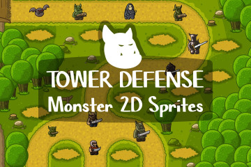 Tower Defense Monster 2D Sprites