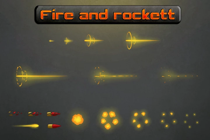 2D Robot Character Sprites