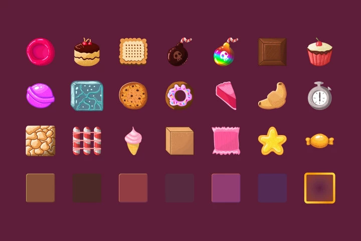 Free Candy Match 3 Game Items