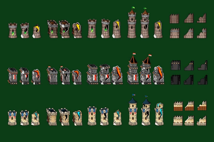 Free Castle 2D Game Assets