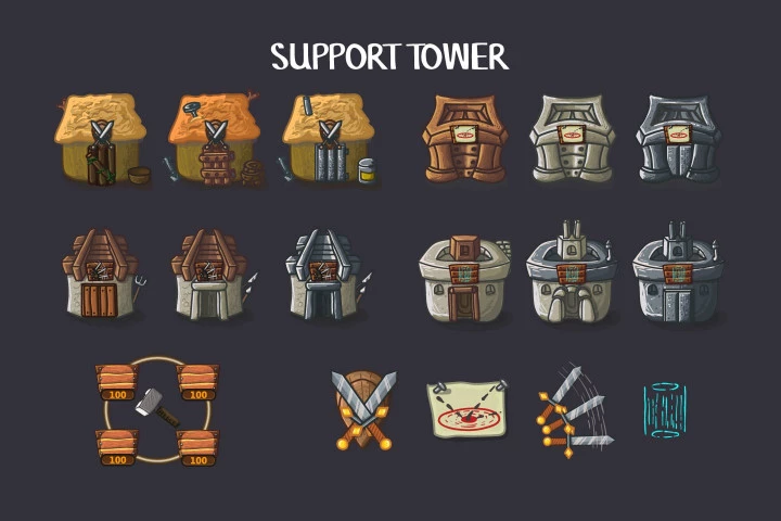Tower Defense 2D Game Kit