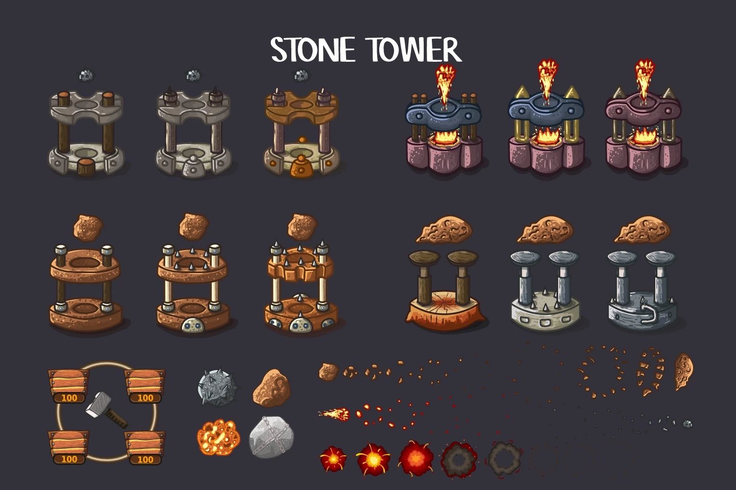 Tower Defense 2D Game Kit 