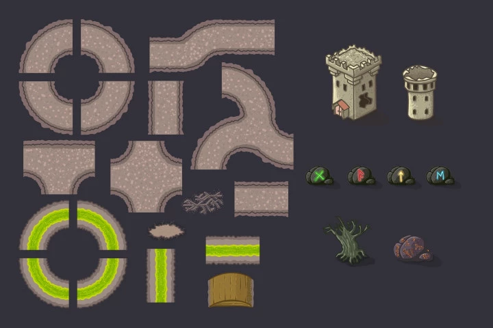 Tower Defense 2D Game Kit