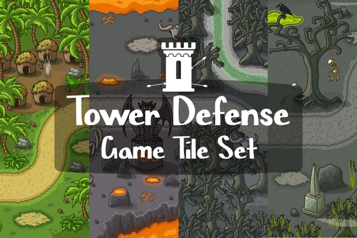 Tower-Defense-Game-Tile-Set-Pack-2