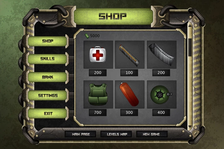 Zombie TDS Game User Interface