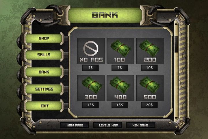 Zombie TDS Game User Interface