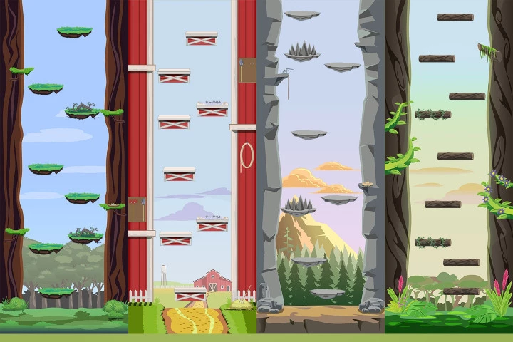 Jumping Up Game Backgrounds