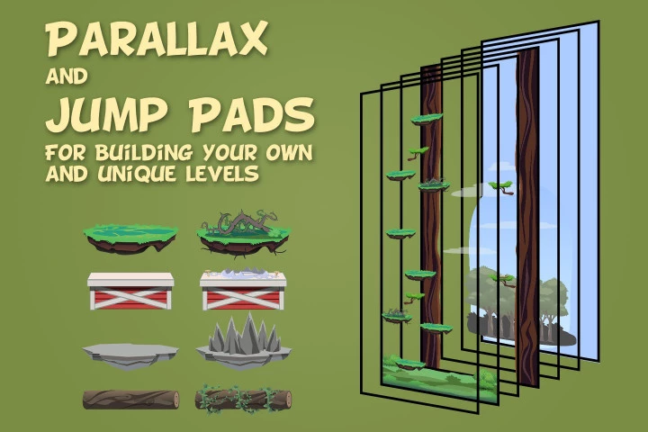 Jumping Up Game Backgrounds