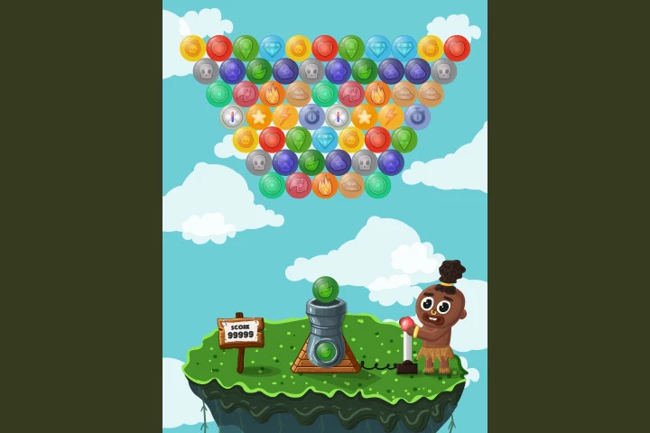 Jungle Bubble Game Assets