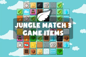 Jungle Match 3 Game Items