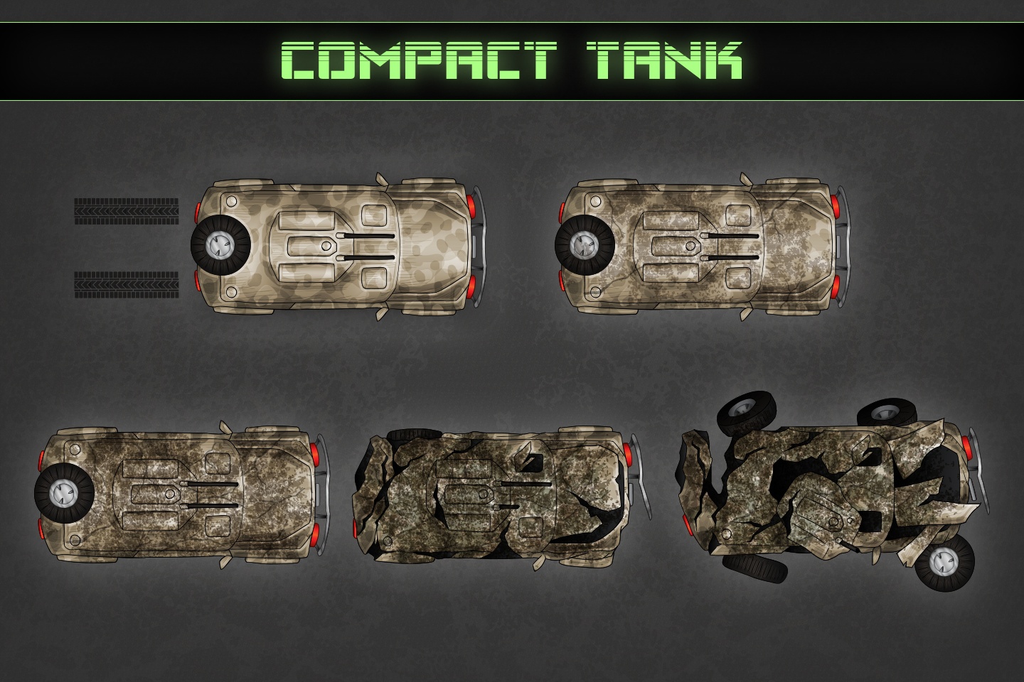 Zombie TDS Machines and Tanks - CraftPix.net