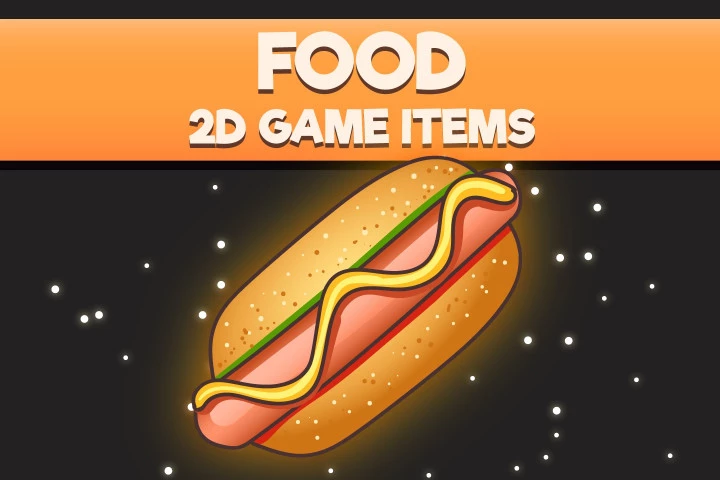 Food-2D-Game-Items