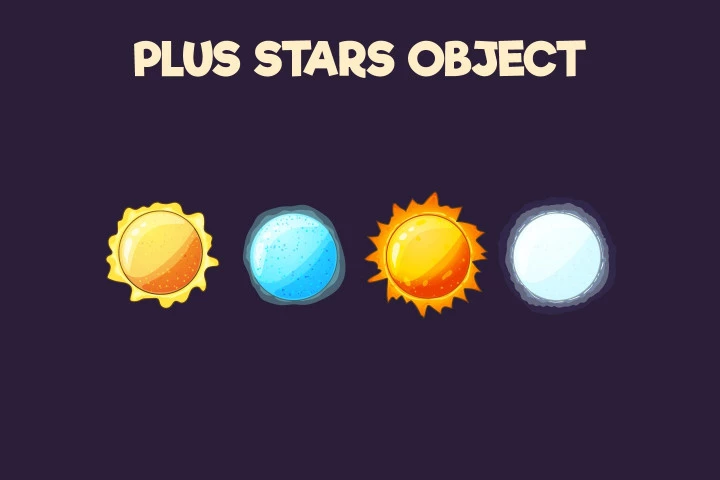 Planets 2D Game Objects