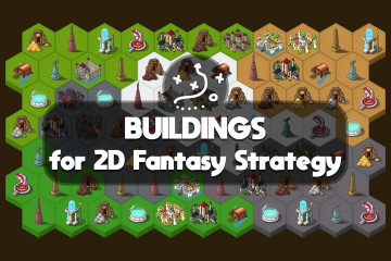 Buildings for 2D Fantasy Strategy