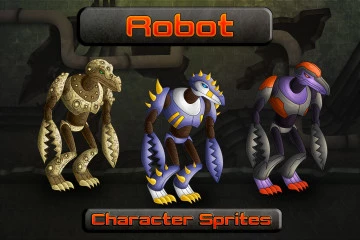 Free Robot Sprite