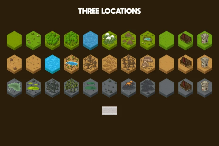 Tactical Strategy Game Tileset