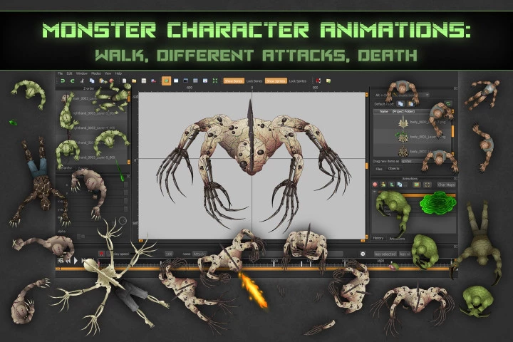 Zombie TDS 2D Game Kit