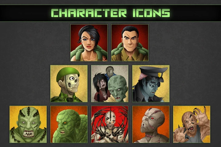 Zombie TDS 2D Game Kit