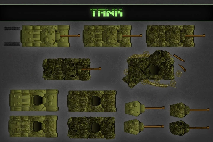 Zombie TDS 2D Game Kit