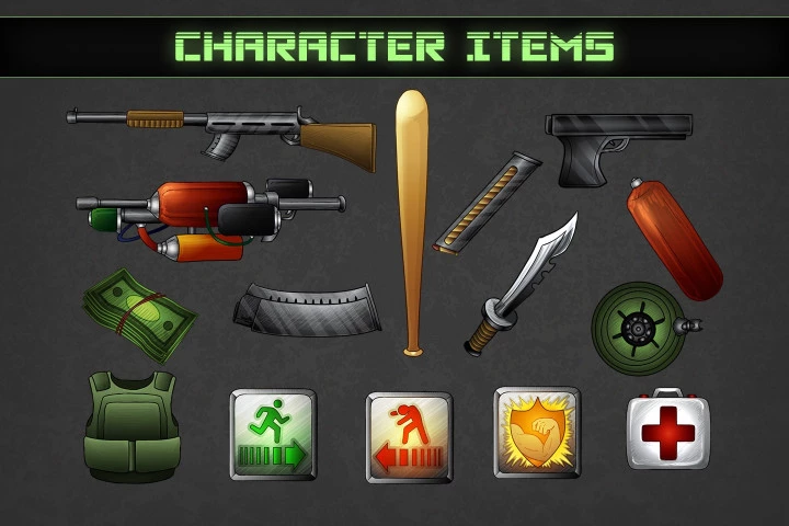 Zombie TDS 2D Game Kit