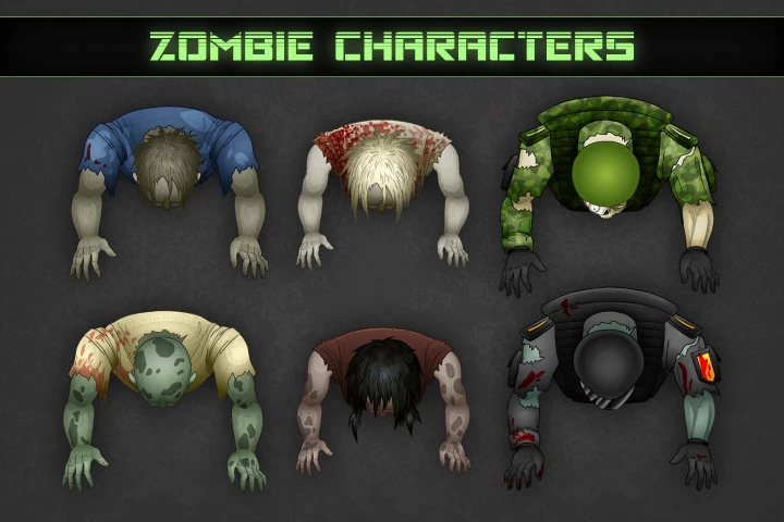 Zombie TDS 2D Game Kit