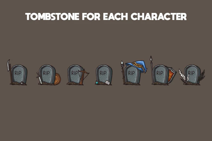 2D Fantasy People Warrior Character Sprites