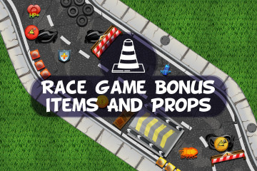 Race Game Bonus Items and Props