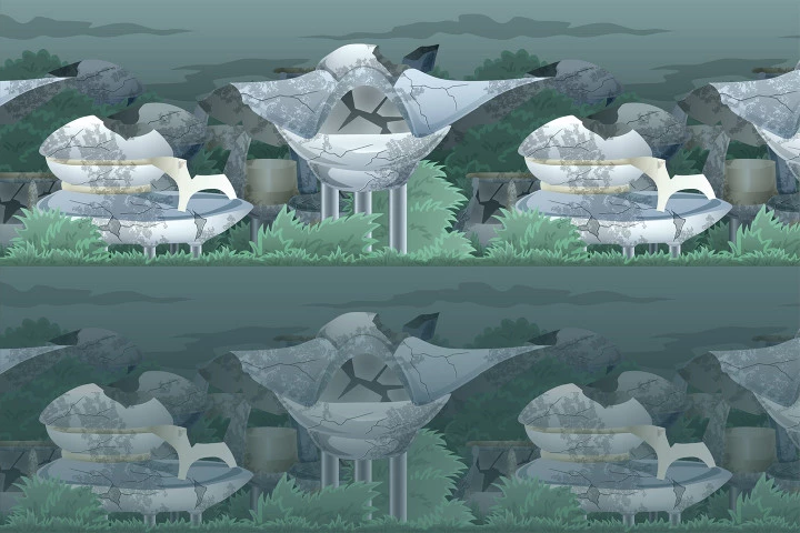SCI-FI 2D Game Backgrounds