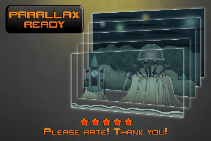 SCI-FI 2D Game Backgrounds
