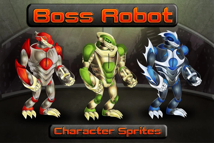 Boss-Robot-Character-2D-Sprites