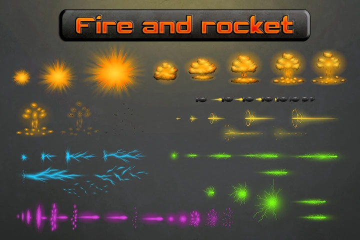 Boss Robot Character Sprites