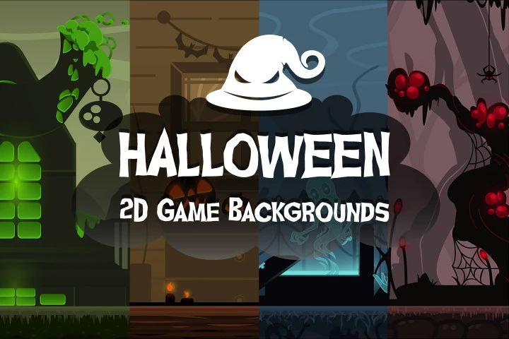 Free-Halloween-2D-Game-Backgrounds