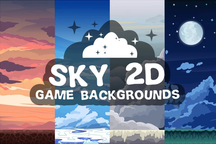 Sky-2D-Game-Backgrounds