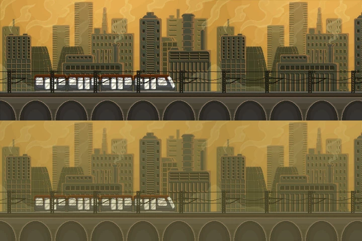 Pixel Art Game City Backgrounds